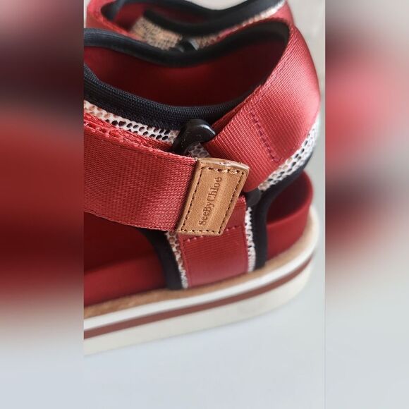 See by Chloé YUMI Ankle Strap Women's Platform Sport Sandals Size 5 MSRP$345 - Picture 5 of 9
